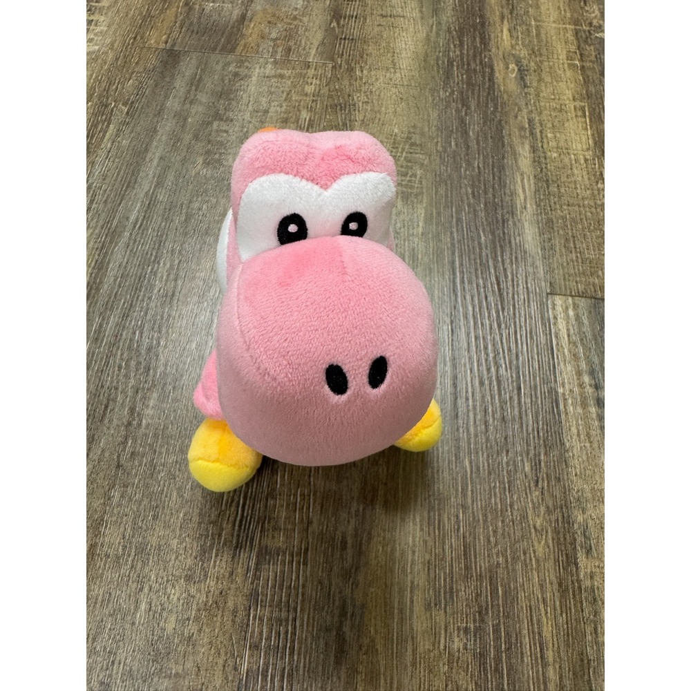 Nintendo Super Mario Pink Yoshi 6.5 Inch Plush Little Buddy 2018 Toy